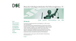 Desktop Screenshot of dse-erbrecht.de