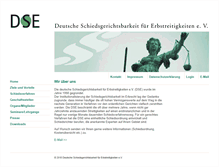 Tablet Screenshot of dse-erbrecht.de